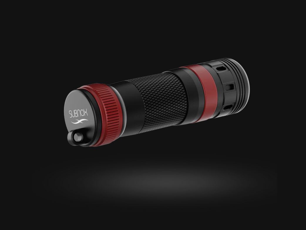 SUBLZT Ultra Compact Safety Torch with Built-In Laser (Class 3a laser - 5mW)