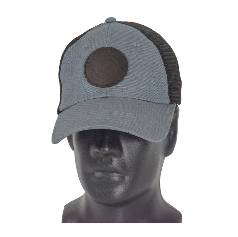 GUE Grey/Black Recycled Trucker Hat